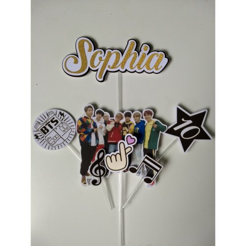 Topo de bolo 07 - BTS a