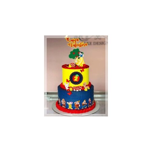 Topo de bolo 19 - Branca de Neve a