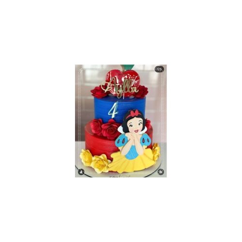 Topo de bolo 59 - Branca de Neve a
