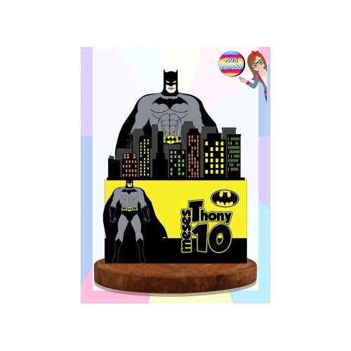 Topo de bolo 02 - Batman a
