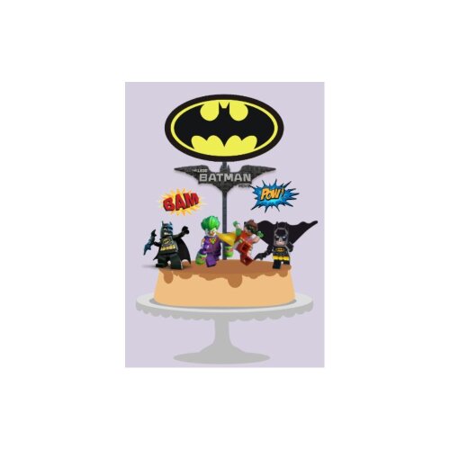 Topo de bolo 06 - Batman a