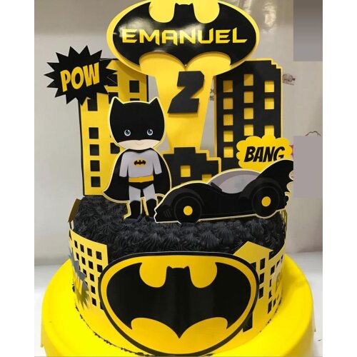 Topo de bolo 15 - Batman a