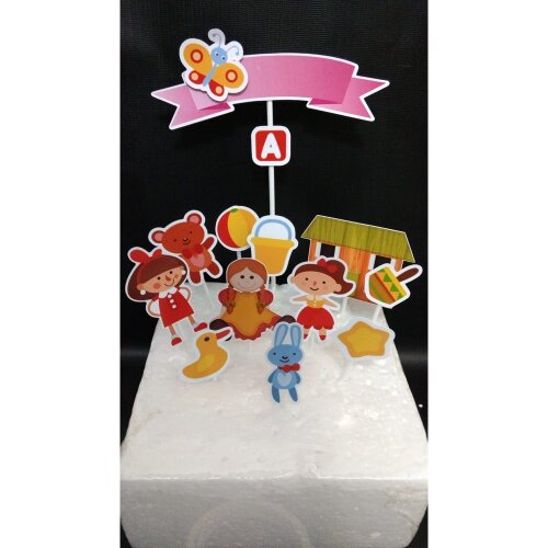 Topo de bolo 03 - Brinquedos a