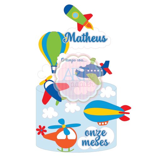 Topo de bolo 23 - Brinquedos a