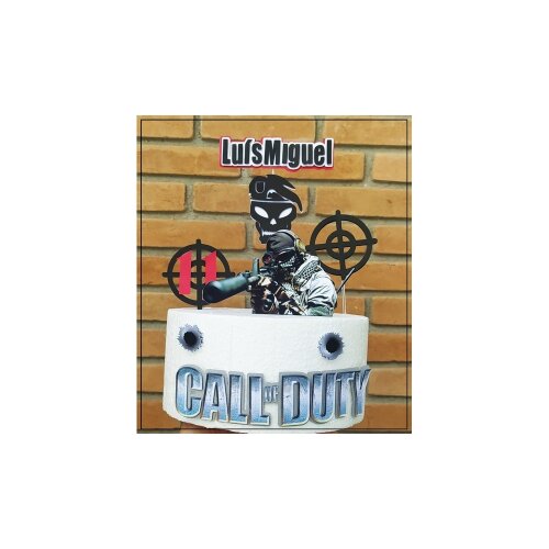 Topo de bolo 02 - Call of Duty a