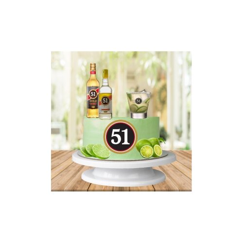 Topo de bolo 04 - Cachaça 51 a