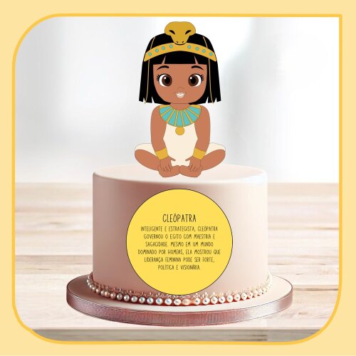 Topo de Bolo Cleopatra 01
