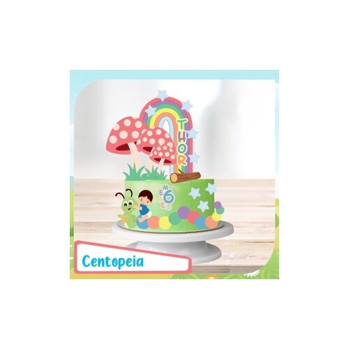 Topo de Bolo Centopéia 01