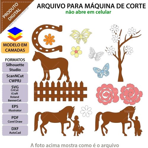 Topo de Bolo Cavalo - Haras 01