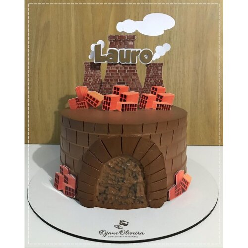Topo de Bolo Construção 02