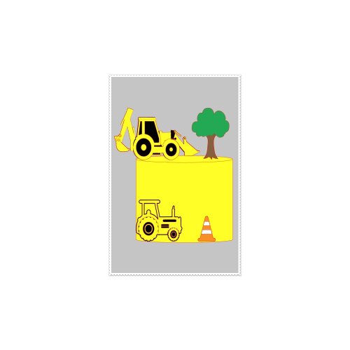 Topo de Bolo Construção 03