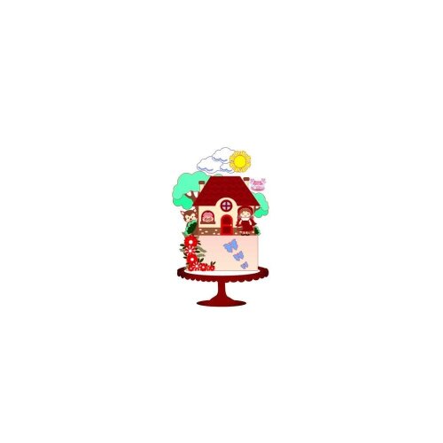 Topo de Bolo Chapeuzinho Vermelho 20