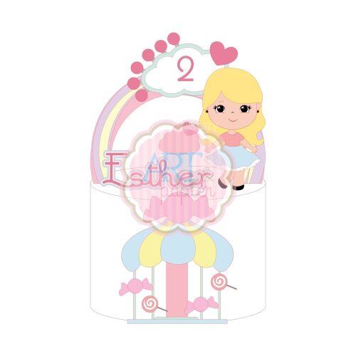 Topo de Bolo Confeitaria - Doceria 14