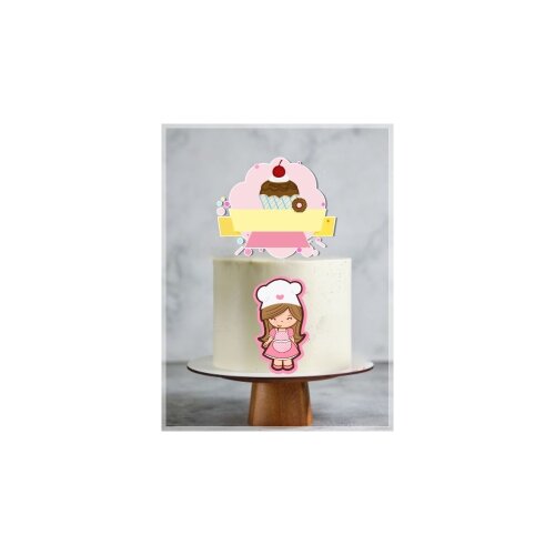Topo de Bolo Confeitaria - Doceria 34