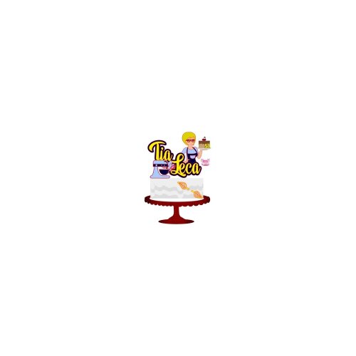 Topo de Bolo Confeitaria - Doceria 37