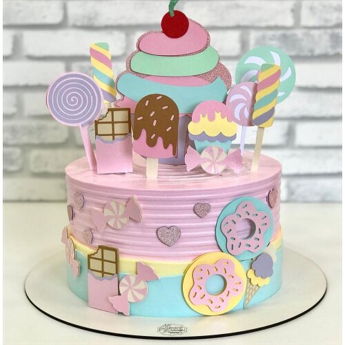 Topo de Bolo Confeitaria - Doceria 54