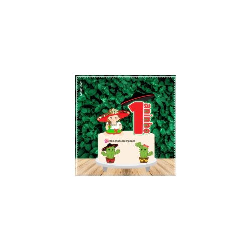 Topo de bolo 13 - Bebê a