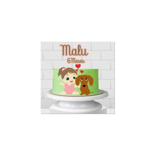 Topo de bolo 141 - Bebê a