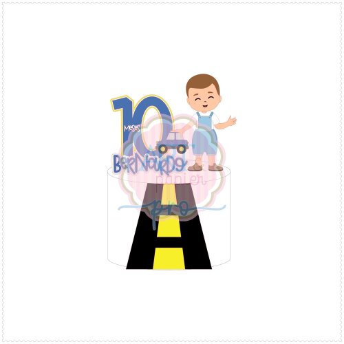 Topo de bolo 60 - Bebê a