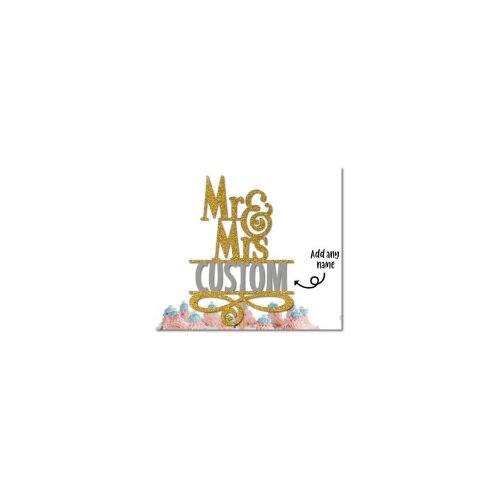 Topo de bolo 32 - Casamento a