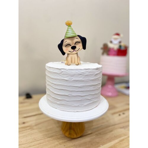 Topo de bolo 03 - Cachorrinho a