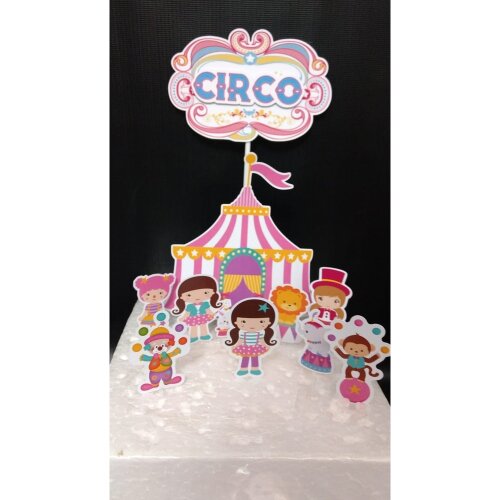 Topo de Bolo Circo 05