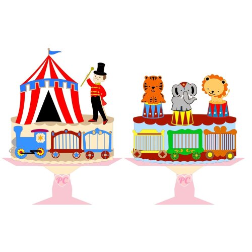 Topo de Bolo Circo 49
