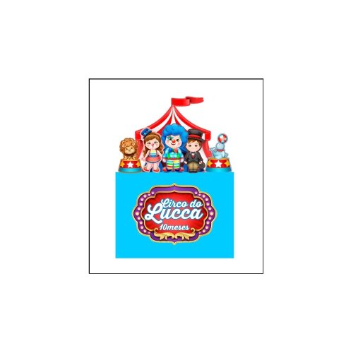 Topo de Bolo Circo 57