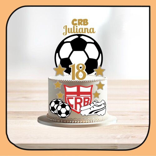 Topo de bolo 08 - Cristiano Ronaldo CR7 a