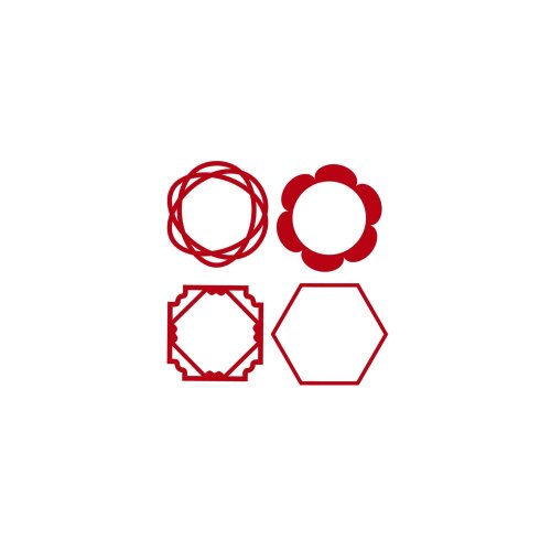 Topo de Bolo Circulos e Geométricos 89