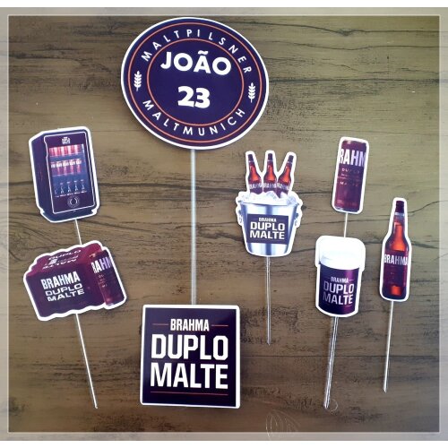 Topo de Bolo Cervejas 20