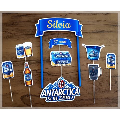 Topo de Bolo Cervejas 21