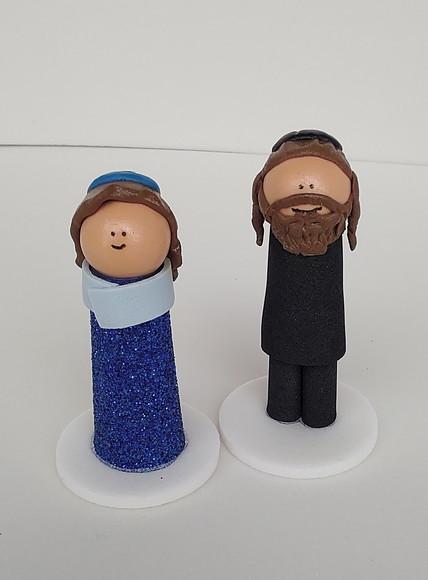 Casal de Judeus para Constelação Familiar Mesa Agua