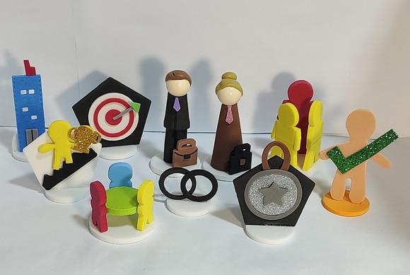 Kit Corporativo para Constelação Mesa Água