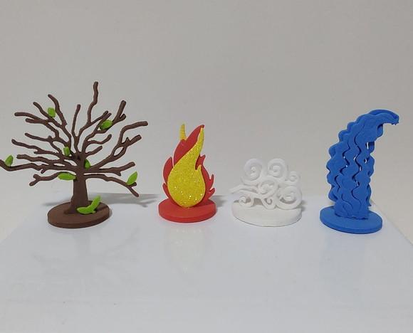 Kit Elementos da Natureza para Constelação Mesa ou Água