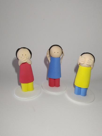Kit Não Falo Não Escuto Não Vejo para Constelação Familiar