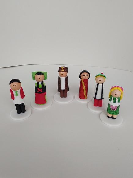 Kit Nacionalidade para Constelação Familiar Mesa Água
