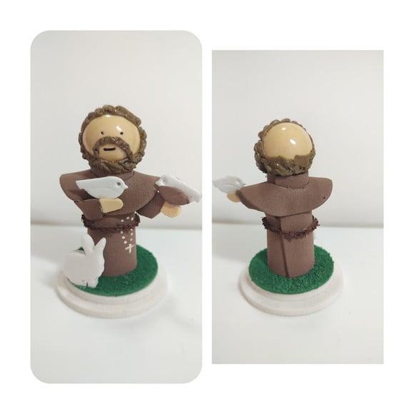 Kit São Francisco e Animais para Constelação Mesa ou Água