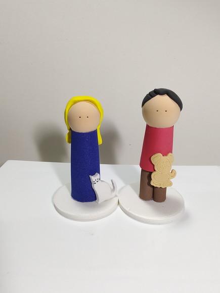 Kit Tutores Bonecos para Constelação Mesa ou Água