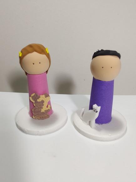 Kit Tutores Bonecos para Constelação Mesa ou Água