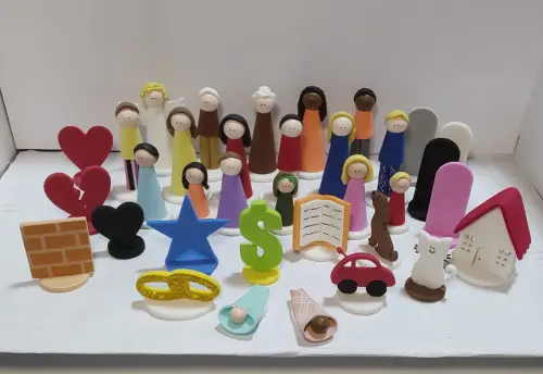 Kit 35 - Bonecos para Constelação Mesa ou Água