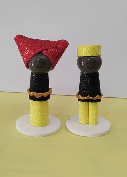 Casal de Africanos para Constelação Familiar Mesa Água