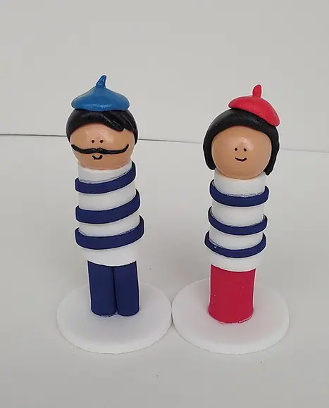 Casal de Franceses para Constelação Mesa ou Água
