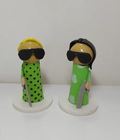 Casal de Cegos para Constelação Mesa ou Água