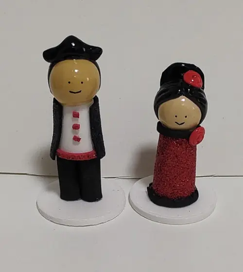 Casal de Espanhóis para Constelação Familiar Mesa Água