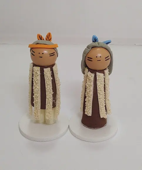 Casal de Índios Ancestral para Constelação Familiar