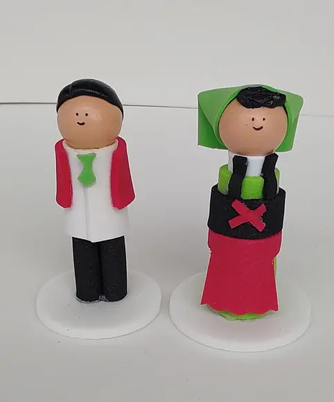 Casal de Italianos para Constelação Familiar Mesa Água