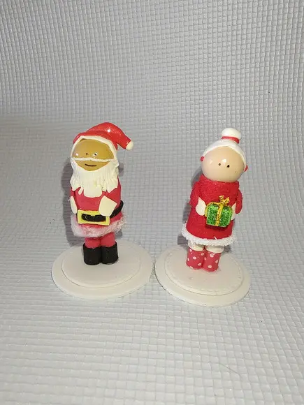 Casal Papai Noel e Mamãe Noel de Eva