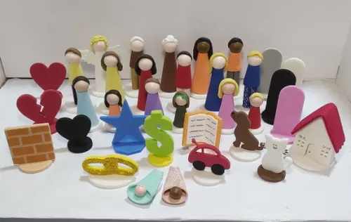 Kit 35 - Bonecos para Constelação Mesa ou Água