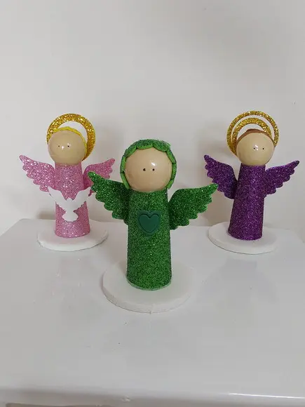 Kit 5 Anjos para Constelação